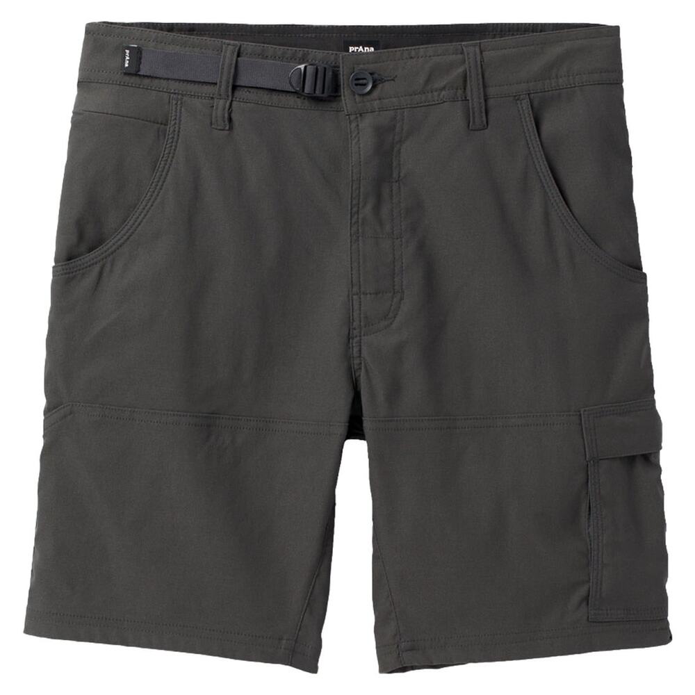 Mens PrAna Stretch Zion Short II w/ Belt ~ Size 42" 10" inseam Dark Iron / Gray